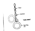 Sears 70172628-78 gym ring installation no. 1 diagram