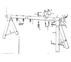 Sears 70172731-78 frame assembly no. 8-a diagram