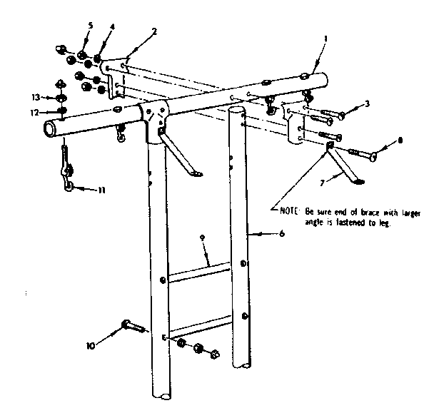 TOP BAR ASSEMBLY NO. 3