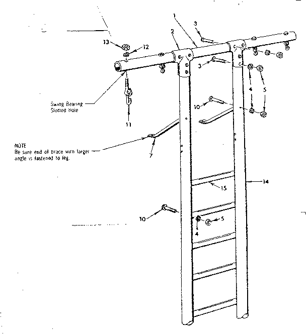 TOP BAR ASSEMBLY NO. 5