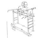 Sears 70172814-78 over head rail assembly no. 6 diagram