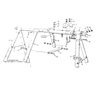 Sears 70172816-78 frame assembly no. 76 diagram