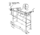 Sears 70172821-78 overhead rail assembly no. 3 diagram