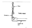 Sears 70172821-78 trapeze bar installation diagram