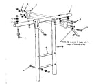 Sears 70172619-78 top bar assembly diagram