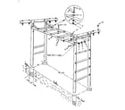 Sears 70172619-78 overhead rail assembly diagram
