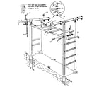 Sears 70172822-78 over head rail assembly no. 5 diagram