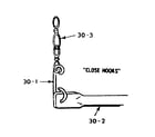 Sears 70172916-79 trapeze bar installation no. 6 diagram