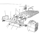 Kenmore 229961430 gas burners and manifold parts diagram