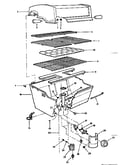 Grill and burner section