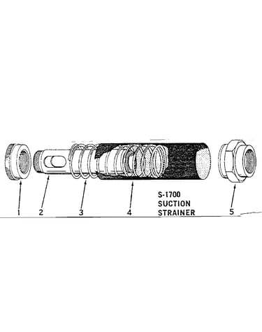 S-1700 suction strainer