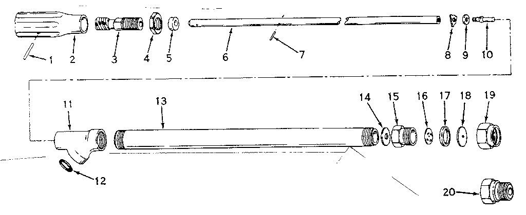 Brass and aluminum spray guns