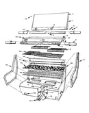 Gas grill housing parts