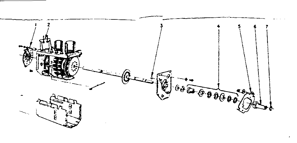 Clutch bushing and gear assembly