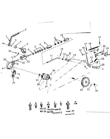 Idler and braking systems