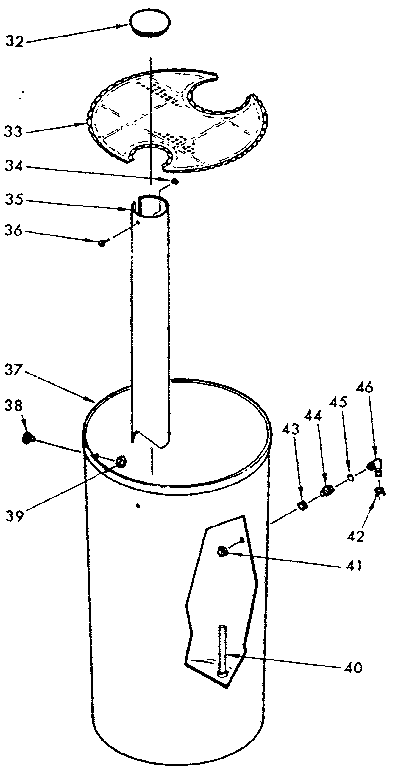 Salt storage tank