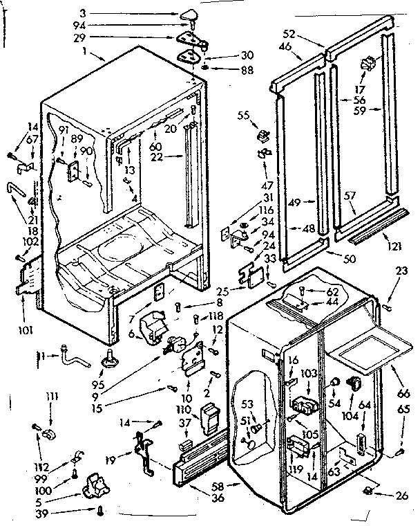 Cabinet parts