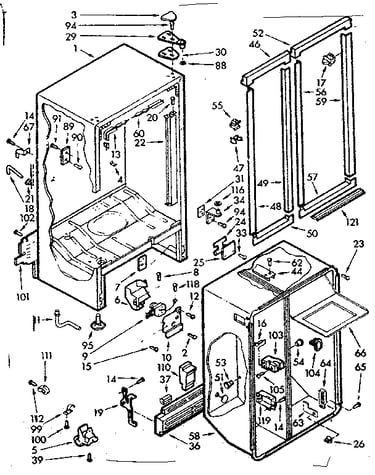 Cabinet parts