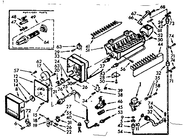 Ice maker parts