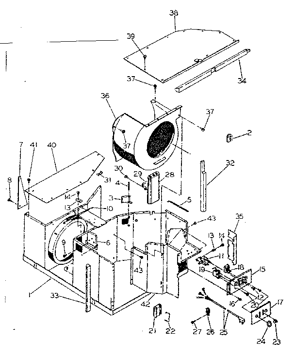 Electrical system & air handling parts
