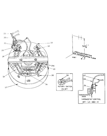 Heating element assembly