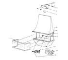 Kenmore 11441155 frame and mesh assembly diagram