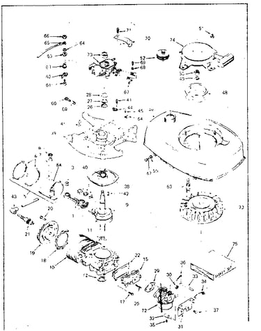 Engine assembly type no. 643-31