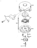 Rewind starter assembly no. 590420