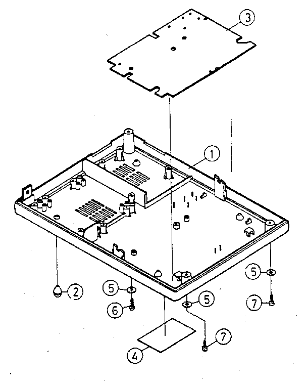 Bottom case assembly