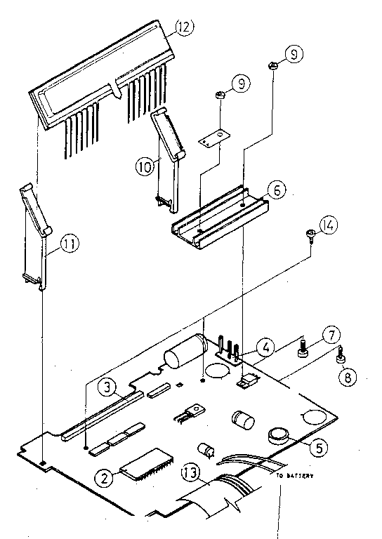 Main p.c. board assembly