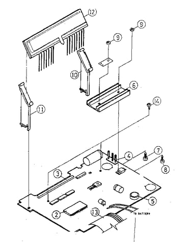 Main p.c. board assembly
