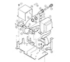 Sears 27258360 upper case assembly/power supply assembly diagram