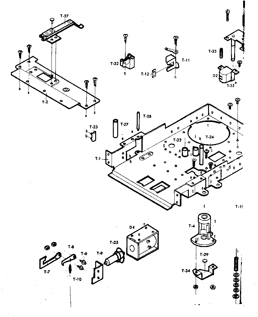Tape deck parts