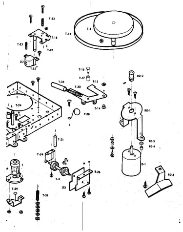 Tape deck parts
