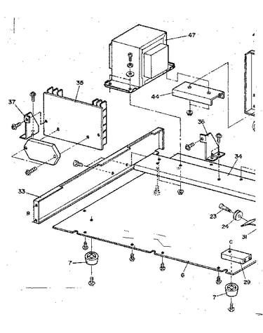 Front to rear bracket chassis