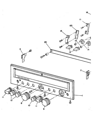 Front panel assembly