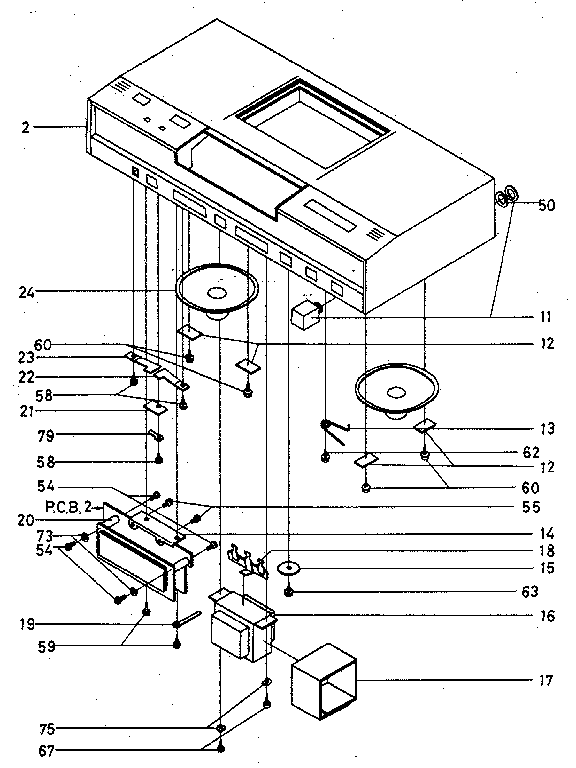Cabinet top front