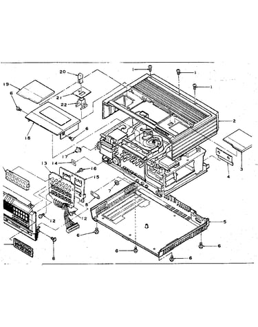 Cabinet/mechanical parts