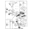 Kenmore 2582358171 post, patio base, standard cart & deluxe cart diagram