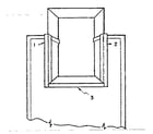 Kenmore 738676100 tub surround window kit diagram
