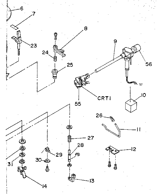 Pickup arm assembly