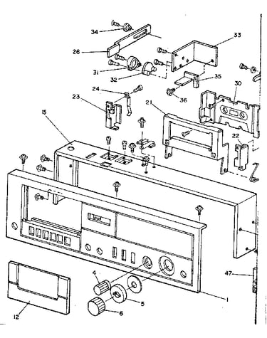 Front panel assembly