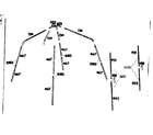 Sears 308780260 frame assembly diagram