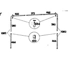 Sears 308786170 frame assembly diagram