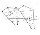 Sears 30879051 frame assembly diagram