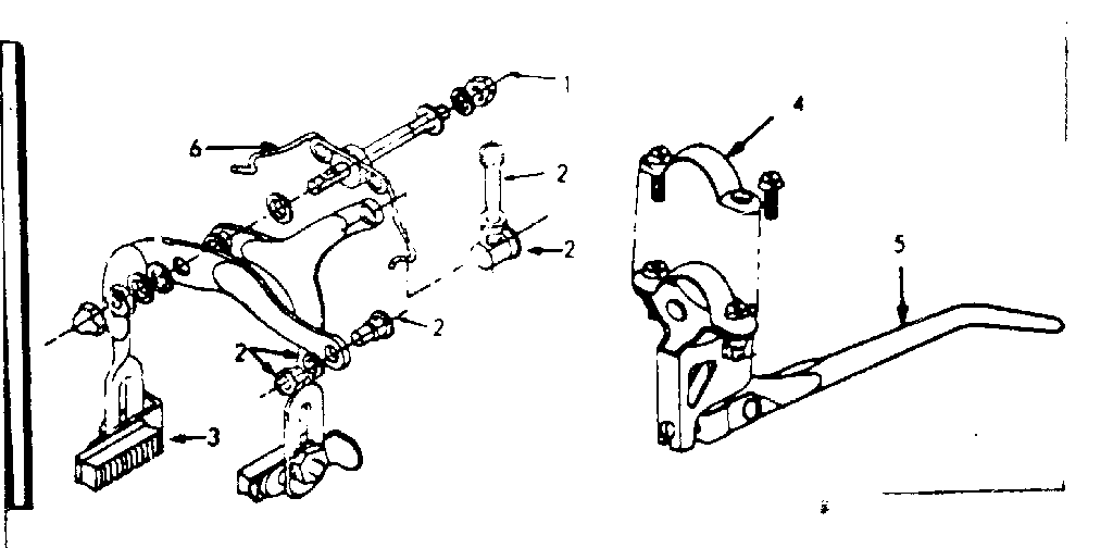 Front caliper hand brake