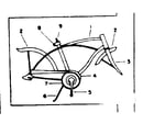 Sears 502456210 frame assembly diagram