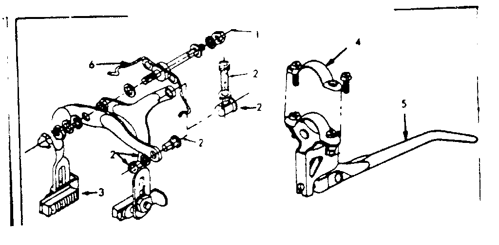 Front caliper hand brake