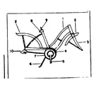 Sears 502456310 frame assembly diagram