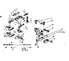 Sears 502459790 front & rear caliper hand brake diagram